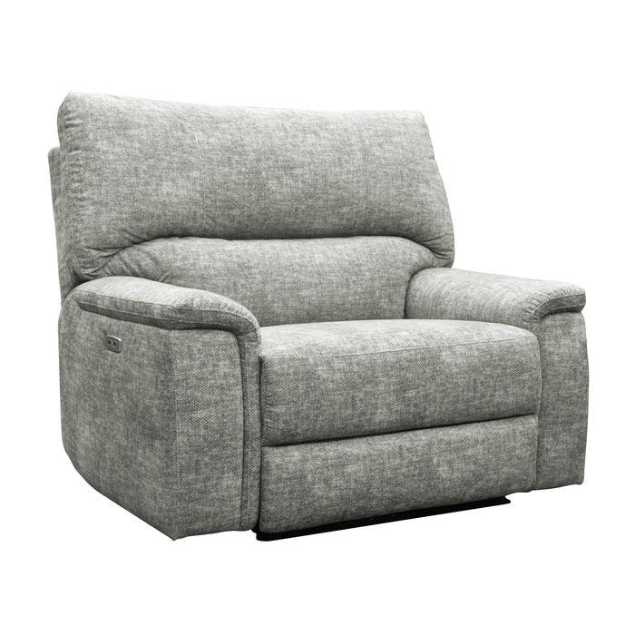 Homelegance - Hooper Power Reclining Chair With Power Headrest And Usb Port In Smoke Gray - 9531-1Pwh