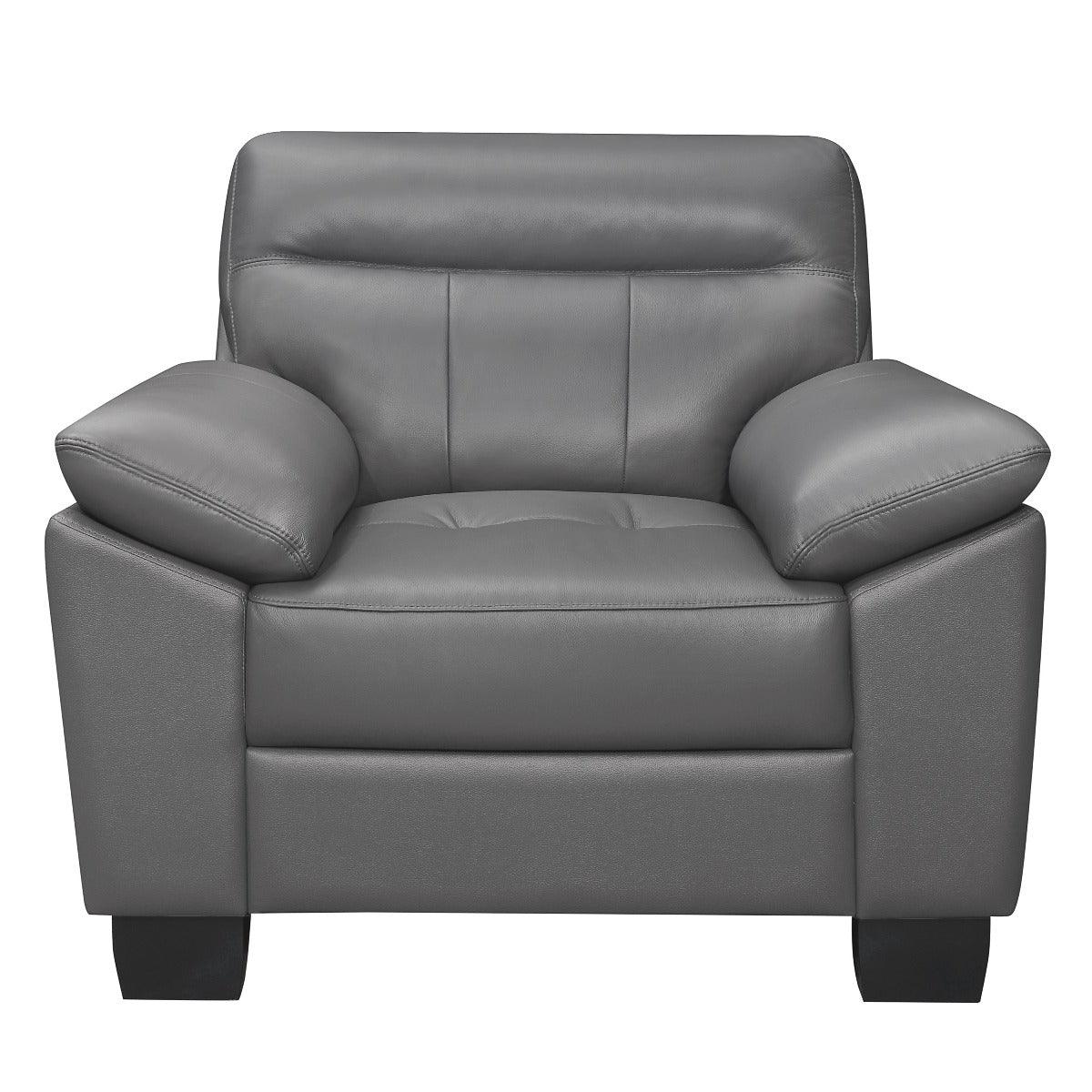 Denizen 3 Piece Sofa Set In Dark Gray 9537Dgy - 3 - 2 - 1 | Homelegance | Home Elegance USA