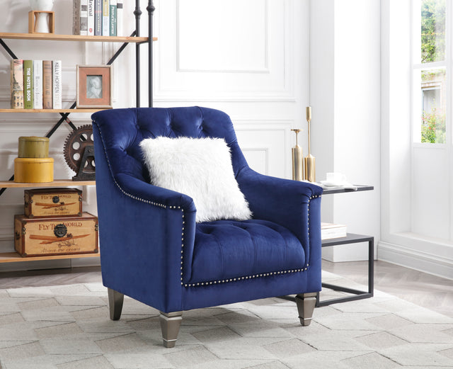 Glory Furniture Dania G851-C Chair , BLUE - Home Elegance USA