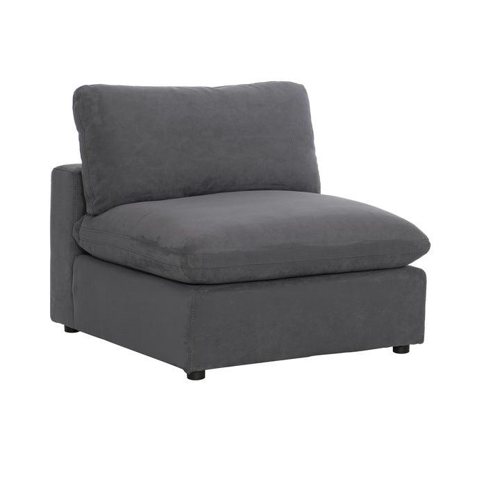 Homelegance - Guthrie 6-Piece Modular Sectional With Ottoman In Gray - 9546Gy*6Ot