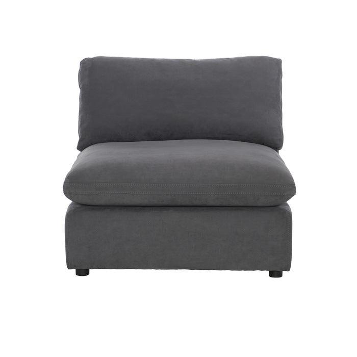 Homelegance - Guthrie 4-Piece Modular Sectional With Ottoman In Gray - 9546Gy*4Ot