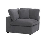 Homelegance - Guthrie 5-Piece Modular Sectional In Gray - 9546Gy*5Sc