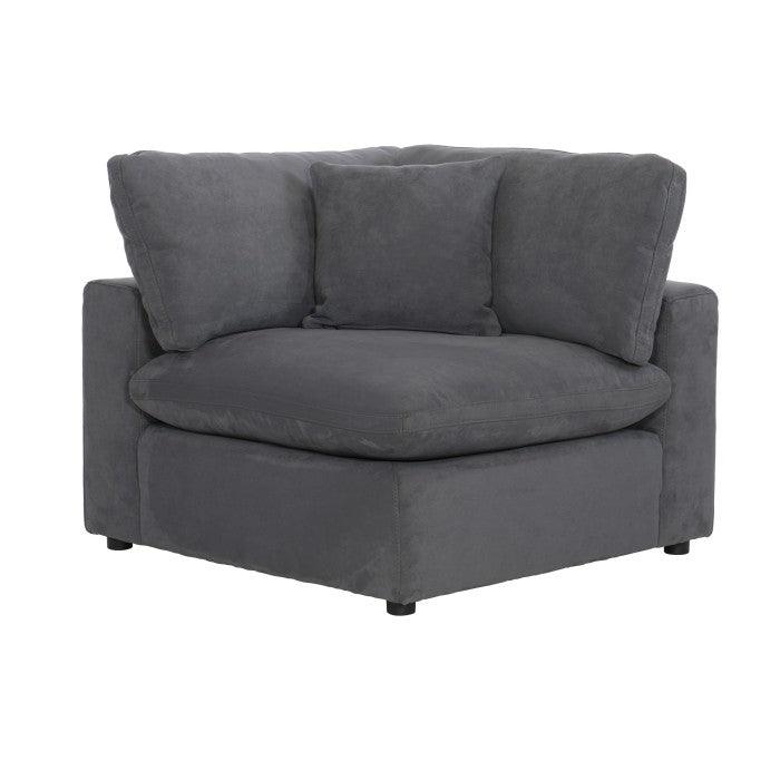 Homelegance - Guthrie 5-Piece Modular Sectional With Ottoman In Gray - 9546Gy*5Ot
