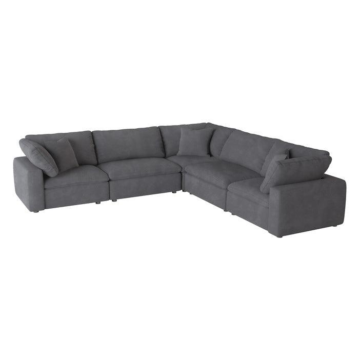 Homelegance - Guthrie 5-Piece Modular Sectional In Gray - 9546Gy*5Sc