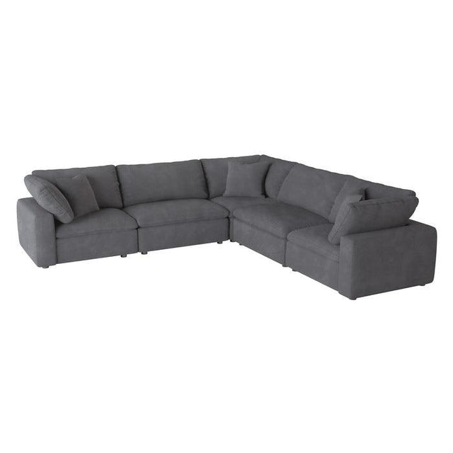 Homelegance - Guthrie 5-Piece Modular Sectional In Gray - 9546Gy*5Sc