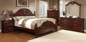Mandura - 5 Piece Queen Bedroom Set With Chest - Cherry