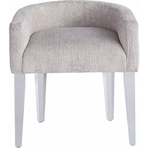 Love Joy Bliss Vanity Chair Bubbly Champagne Fabric with Acrylic Legs – Universal
