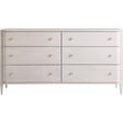 Chelsea Dresser Alabaster Finish with 6 Drawers | Universal
