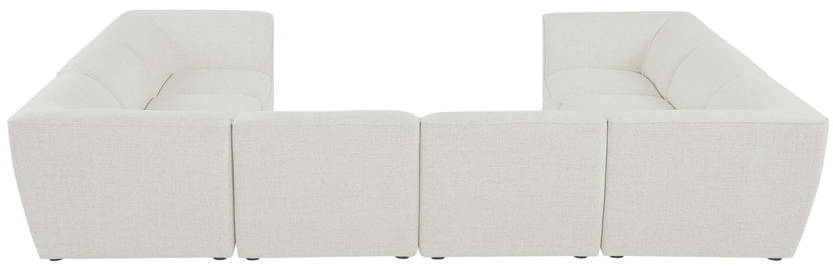 Miramar - Modular Sectional 8 Piece - Cream - Home Elegance USA