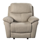 Homelegance - Longvale Glider Reclining Chair In Tan - 9580Tn-1