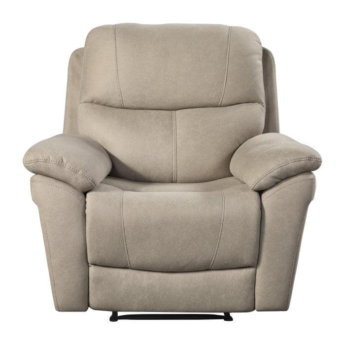 Homelegance - Longvale Power Reclining Chair With Power Headrest In Tan - 9580Tn-1Pwh