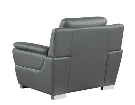 Genuine Leather Chair - Home Elegance USA