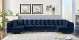 Tremblay - Modular Sectional 7 Piece - Navy - Fabric - Home Elegance USA