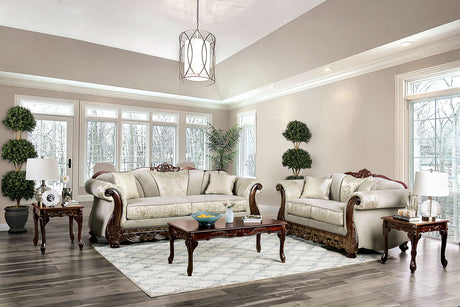 Newdale - Sofa & Loveseat - Ivory - Home Elegance USA