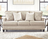 Claredon - Linen - 4 Pc. - Sofa, Loveseat, Chair, Ottoman - Home Elegance USA