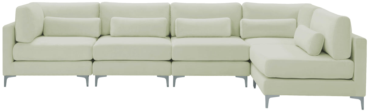 Julia - Modular Sectional 5 Piece - Cream - Home Elegance USA