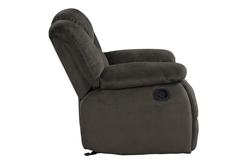 Homelegance - Laurelton Chocolate Glider Reclining Chair - 9636-1