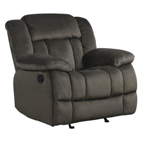 Homelegance - Laurelton Chocolate Glider Reclining Chair - 9636-1