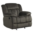 Laurelton Chocolate Glider Reclining Chair 9636-1 | Homelegance