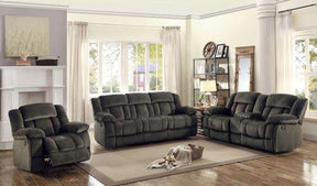 Laurelton Chocolate 3 Piece Living Room Set 9636-3-2-1 | Homelegance
