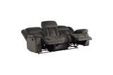 Homelegance - Laurelton Chocolate 2 Piece Sofa Set - 9636-3-2