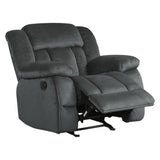 Homelegance - Laurelton Charcoal 3 Piece Living Room Set - 9636Cc-3-2-1