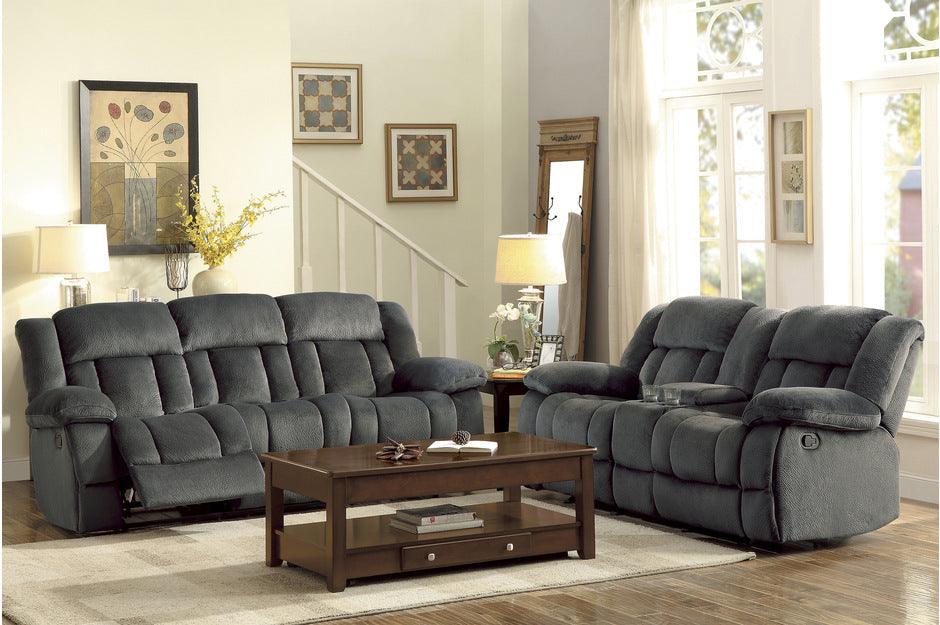 Homelegance - Laurelton Charcoal Glider Reclining Chair - 9636Cc-1