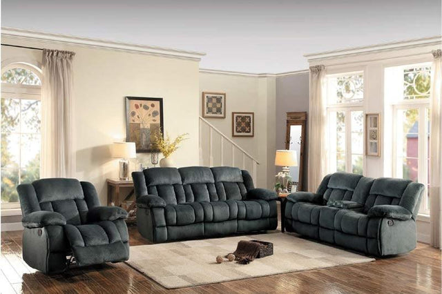 Homelegance - Laurelton Charcoal 3 Piece Living Room Set - 9636Cc-3-2-1