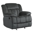 Laurelton Charcoal Glider Reclining Chair 9636Cc-1 | Homelegance
