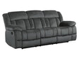 Laurelton Charcoal Double Reclining Sofa 9636Cc-3 | Homelegance