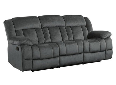 Homelegance - Laurelton Charcoal Double Reclining Sofa - 9636Cc-3