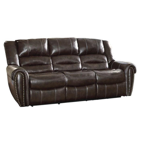 Homelegance - Center Hill Double Reclining Sofa - 9668Brw-3