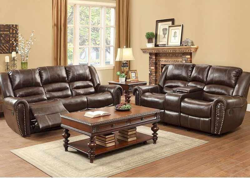 Homelegance - Center Hill 2 Piece Reclining Sofa Set - 9668Brw-2Set
