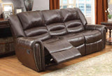 Homelegance - Center Hill Double Reclining Sofa - 9668Brw-3