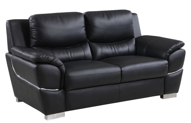 Genuine Leather Loveseat Home Elegance USA