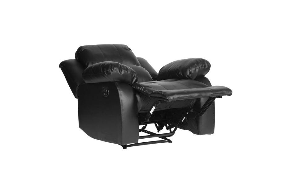 Homelegance - Granley Black Recliner Chair - 9700Blk-1
