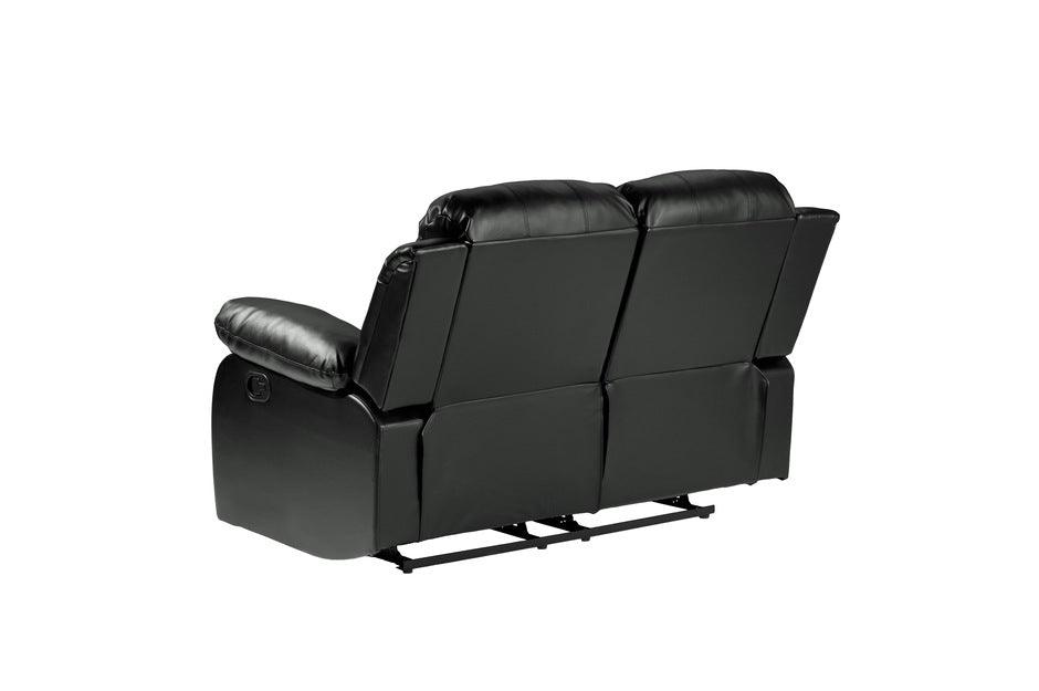 Homelegance - Granley Black Double Reclining Love Seat - 9700Blk-2