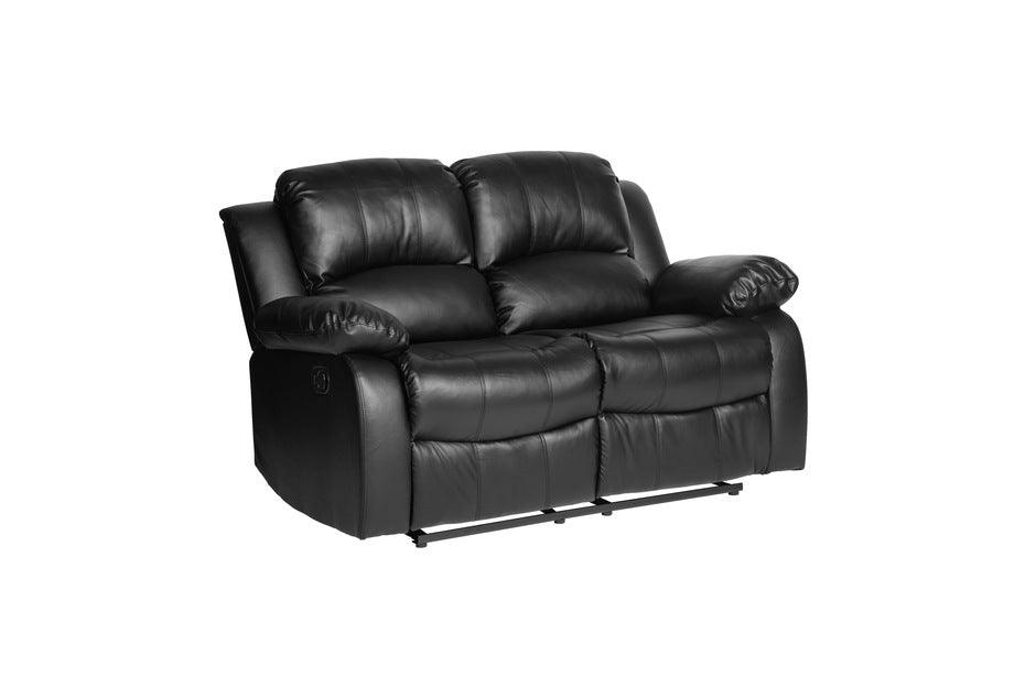 Homelegance - Granley Black Double Reclining Love Seat - 9700Blk-2