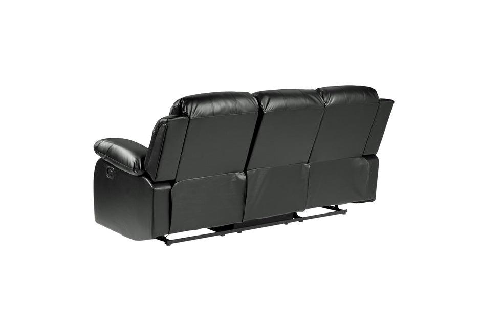 Homelegance - Granley Black Double Reclining Sofa - 9700Blk-3