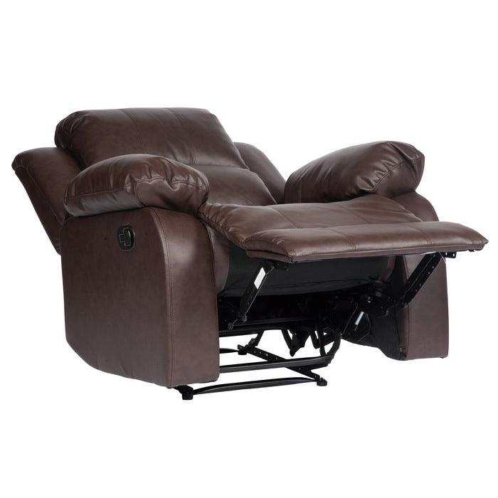 Homelegance - Granley Brown 3 Piece Living Room Set - 9700Brw-3-2-1