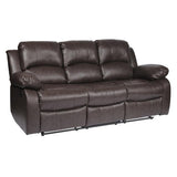 Homelegance - Granley Brown 3 Piece Living Room Set - 9700Brw-3-2-1