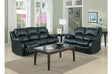 Granley Black 2 Piece Sofa Set 9700Blk-3-2 | Homelegance