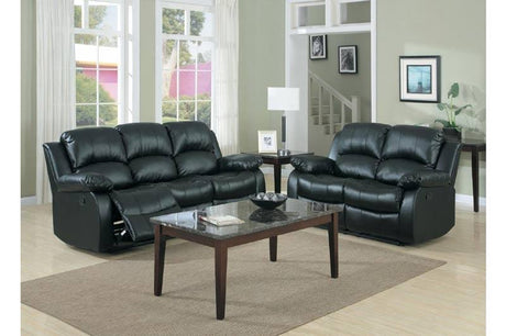 Homelegance - Granley Black 2 Piece Sofa Set - 9700Blk-3-2