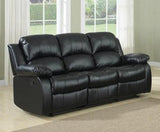 Homelegance - Granley Black Double Reclining Sofa - 9700Blk-3