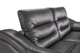 972 Modern Sofa and Loveseat in Dark Grey Color by ESF Furniture ESF Furniture