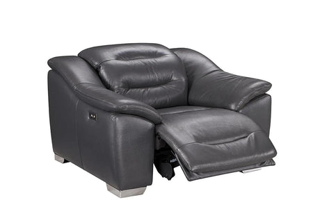 972 Modern Sofa And Loveseat In Dark Grey Color | ESF