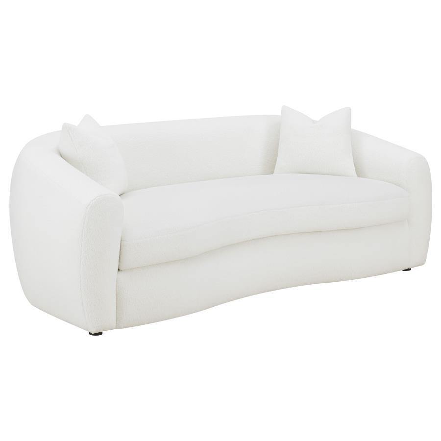 Isabella - 3 Piece Living Room Set (Sofa, Loveseat And Chair) - White - Home Elegance USA