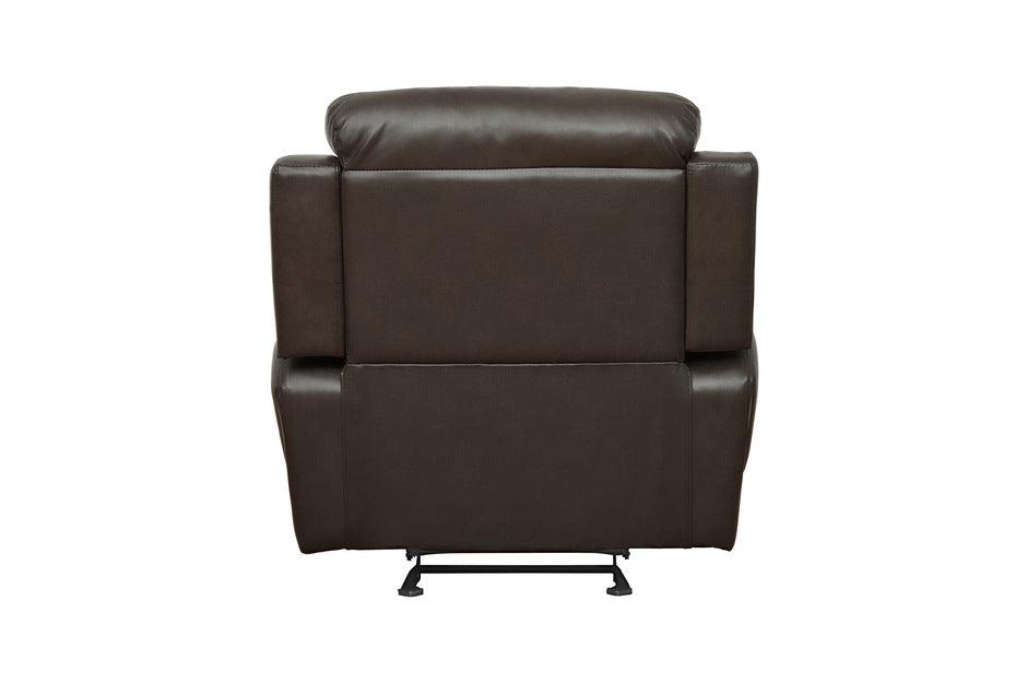 Homelegance - Marille Dark Brown Glider Reclining Chair - 9724Brw-1