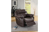 Homelegance - Marille Dark Brown Glider Reclining Chair - 9724Brw-1