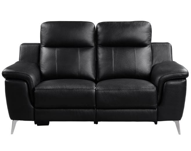 Antonio 3 Piece Reclining Living Room Set In Black 9360Blk - 3 - 2 - 1 | Homelegance | Home Elegance USA